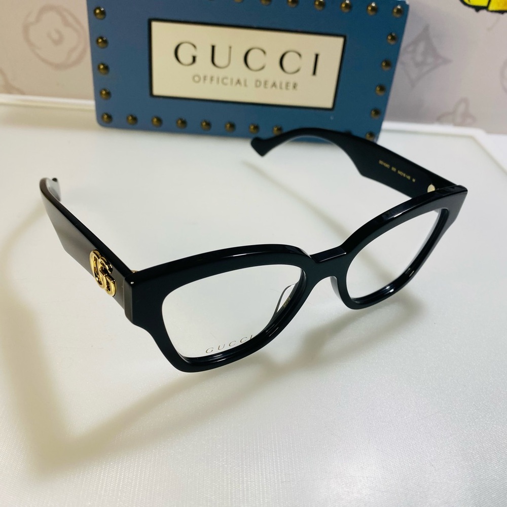 New Gucci Demo GG1424 Butterfly Ladies Fashion Optical Eyeglasses GG1424O 005 54 - Picture 7 of 12